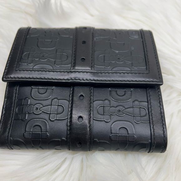 Gucci Black Horesebit Embossed Wallet - Picture 2 of 5